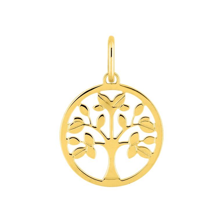 Colgante Argyor árbol vida de oro calado 12mm