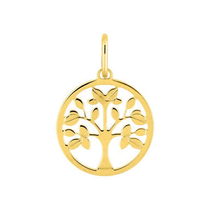 Colgante Argyor árbol vida de oro calado 12mm