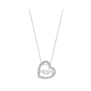 Colgante Lotus Silver Corazón Mom LP3235-1/1