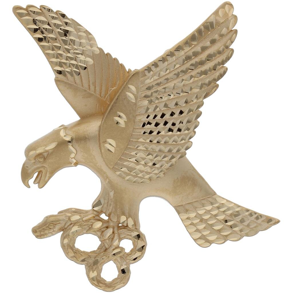 COLGANTE ORO 18KL AGUILA - 35X41MM