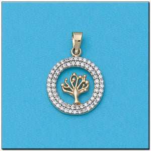 COLGANTE ORO 18KL ARBOL DE LA VIDA