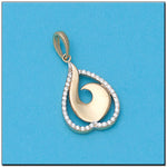 COLGANTE ORO 18KL CIRCONITAS