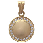 COLGANTE ORO 18KL CIRCONITAS - 11MM