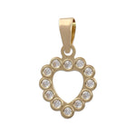COLGANTE ORO 18KL CIRCONITAS CORAZON