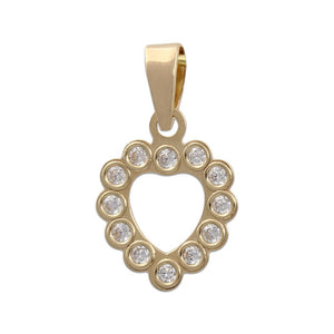 COLGANTE ORO 18KL CIRCONITAS CORAZON