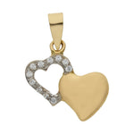 COLGANTE ORO 18KL CORAZONES