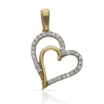 COLGANTE ORO 18KL CORAZONES