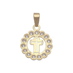 COLGANTE ORO 18KL CRUZ  - 12MM