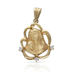 COLGANTE ORO 18KL DE LA MADRE - 22x28MM - Peso: 5.95 gr 