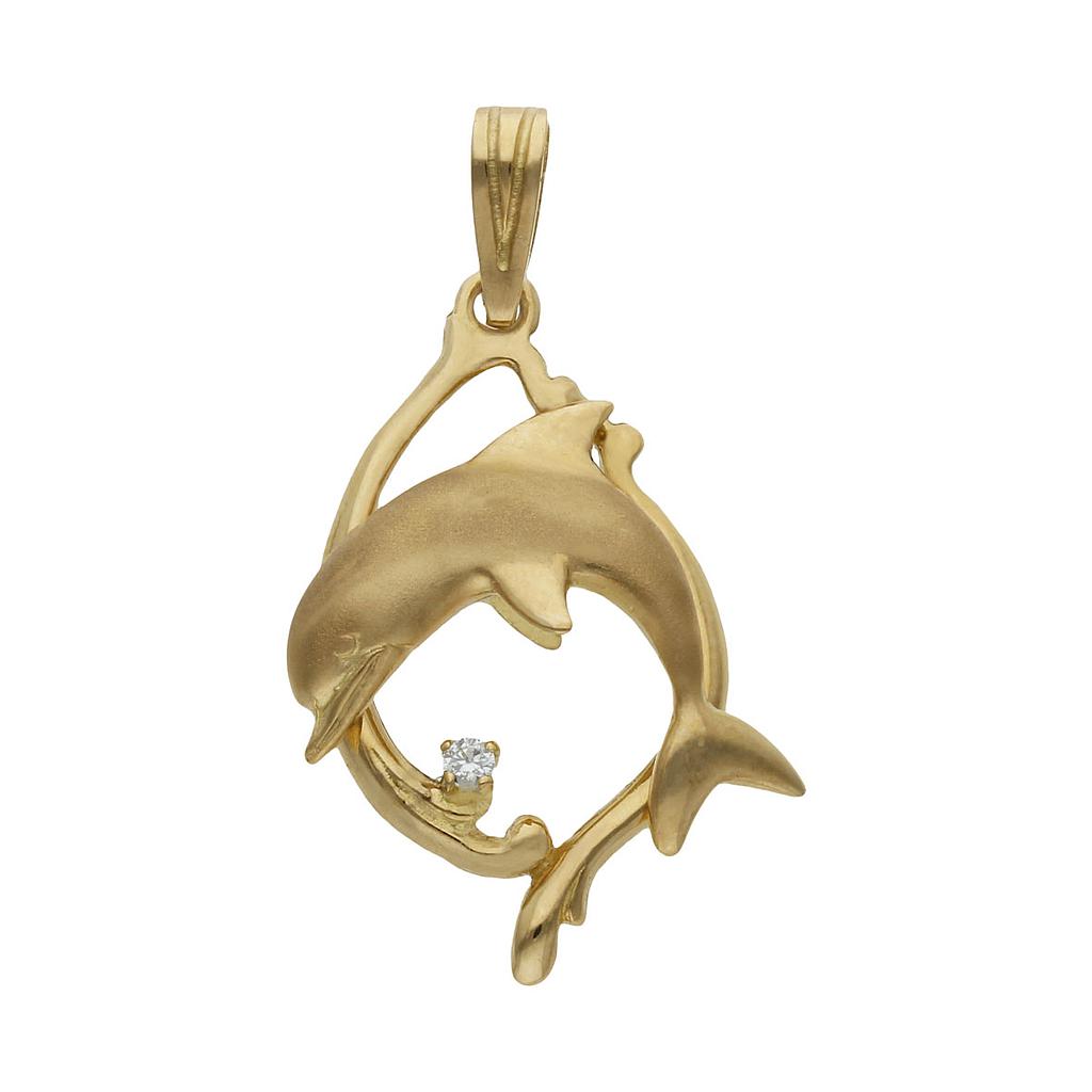 COLGANTE ORO 18KL DELFIN - 20X28MM - Peso: 3.20 gr 