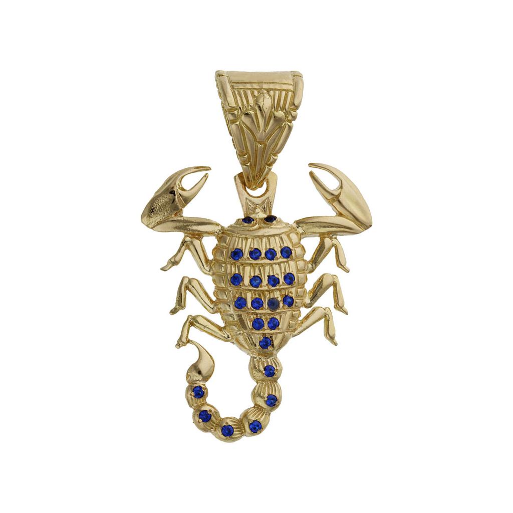 COLGANTE ORO 18KL ESCORPION - 32x38MM - Peso: 12.70 gr 