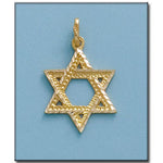 COLGANTE ORO 18KL ESTRELLA DE DAVID - 17X22MM - Peso: 1.20 gr 