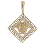 COLGANTE ORO 18KL GRECA - 31X31MM