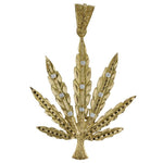 COLGANTE ORO 18KL HOJA MARIHUANA - Peso: 13.05 gr 