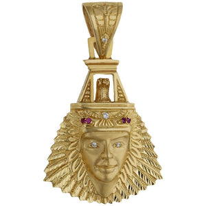 COLGANTE ORO 18KL INDIO - 34X46MM - Peso: 24.90 gr 