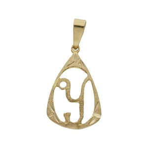COLGANTE ORO 18KL LETRA - 11x18MM - Abecedario: y 