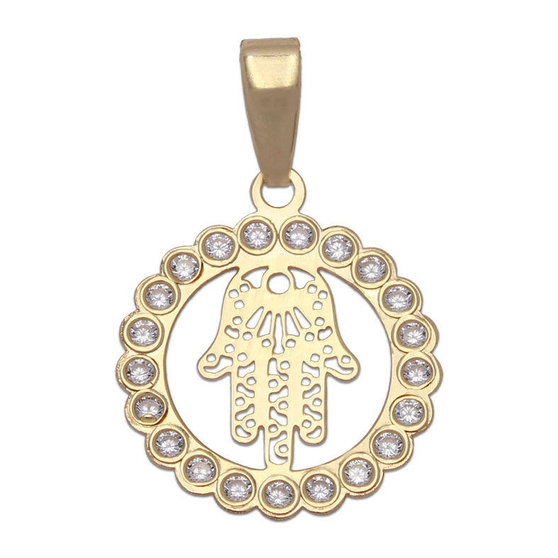 COLGANTE ORO 18KL MANO DE FATIMA - 15MM
