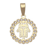 COLGANTE ORO 18KL MANO DE FATIMA - 15MM