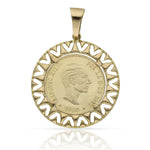 COLGANTE ORO 18KL MONEDA - 20MM - Peso: 8.00 gr 