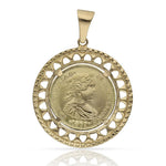 COLGANTE ORO 18KL MONEDA - 20MM - Peso: 9.45 gr 
