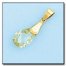 COLGANTE ORO 18KL PERIDOT