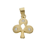 COLGANTE ORO 18KL TREBOL