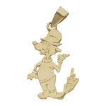 COLGANTE ORO 18KL ZORRO