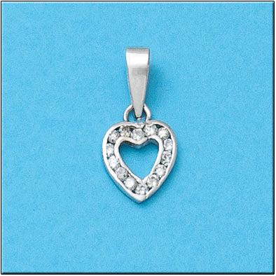 COLGANTE ORO BLANCO 18KL DIAMANTES