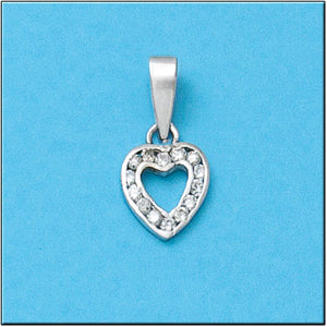 COLGANTE ORO BLANCO 18KL DIAMANTES