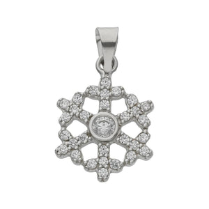 COLGANTE ORO BLANCO 18KL ESTRELLA