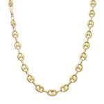 COLLAR 18KL CALABROTE HUECO - 8MM - Longitud - Peso: 50cm-29.70 gr 
