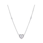 Collar Corazón Nácar Marea Jewels Plata de1ra Ley 925 D02307/AA