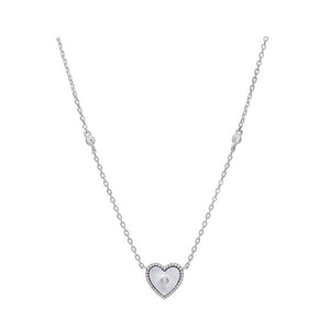 Collar Corazón Nácar Marea Jewels Plata de1ra Ley 925 D02307/AA