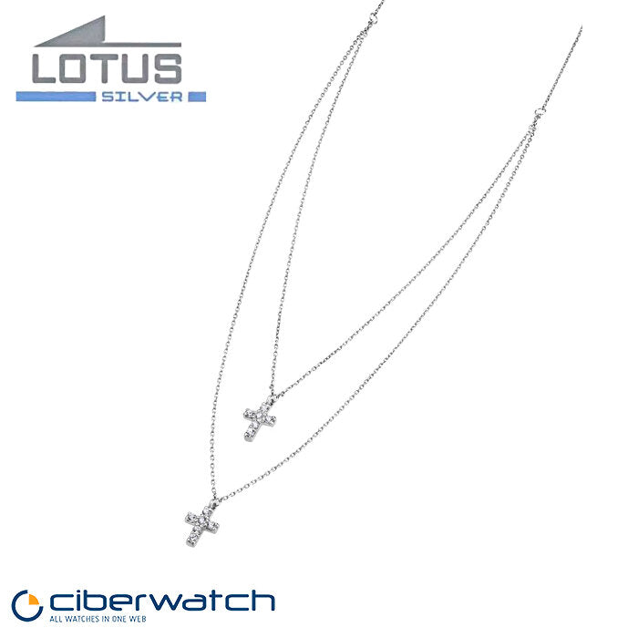 Collar Lotus SiIver LP1243-1/1 Plata 1ª Ley 925mm