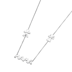 Collar Lotus SiIver "Mamá" LP1239-1/3 Plata 1ºLey