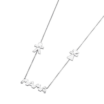 Collar Lotus SiIver "Mamá" LP1239-1/3 Plata 1ºLey