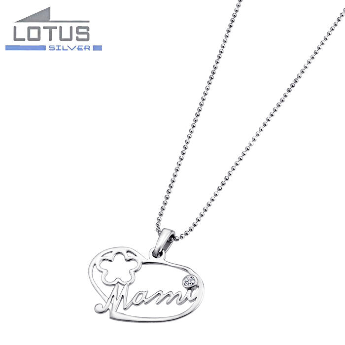 Collar Lotus SiIver "Mamá" LP1240-1/1 Plata 1ºLey