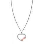 Collar Lotus Silver Corazón/Infinito LP1595-1/1 Plata 1ª Ley 925mm