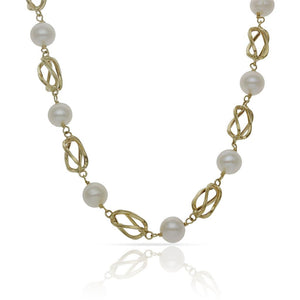 COLLAR ORO 18 KL PERLA CULTIVADA - Longitud - Peso: 60cm-18.50 gr 