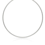COLLAR ORO 18K TALLADO BLANCO 3MM - Peso: 15.60 gr 