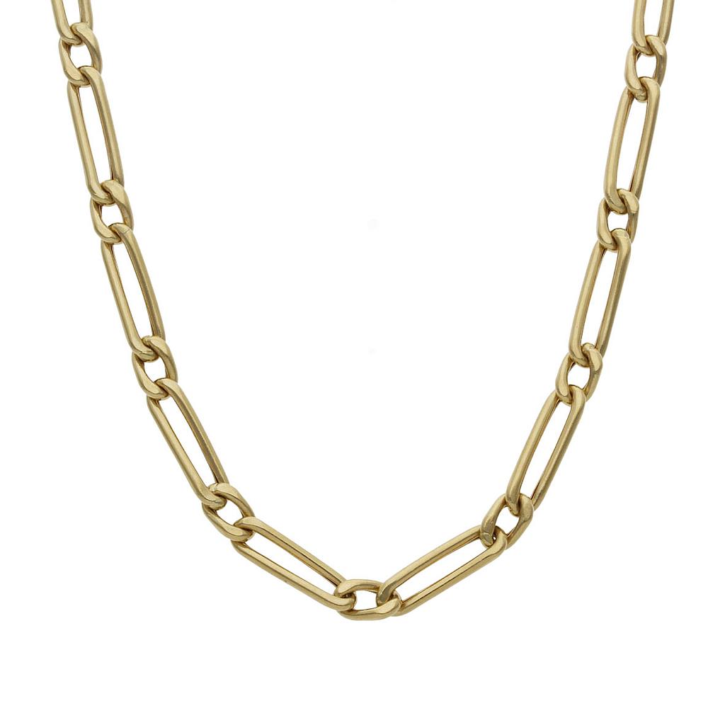 COLLAR ORO 18KL 1x1 - 4MM - Longitud - Peso: 60cm-14.00 gr 