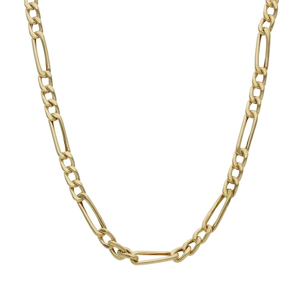 COLLAR ORO 18KL 3x1 - 3MM - Longitud - Peso: 50cm-7.80 gr 
