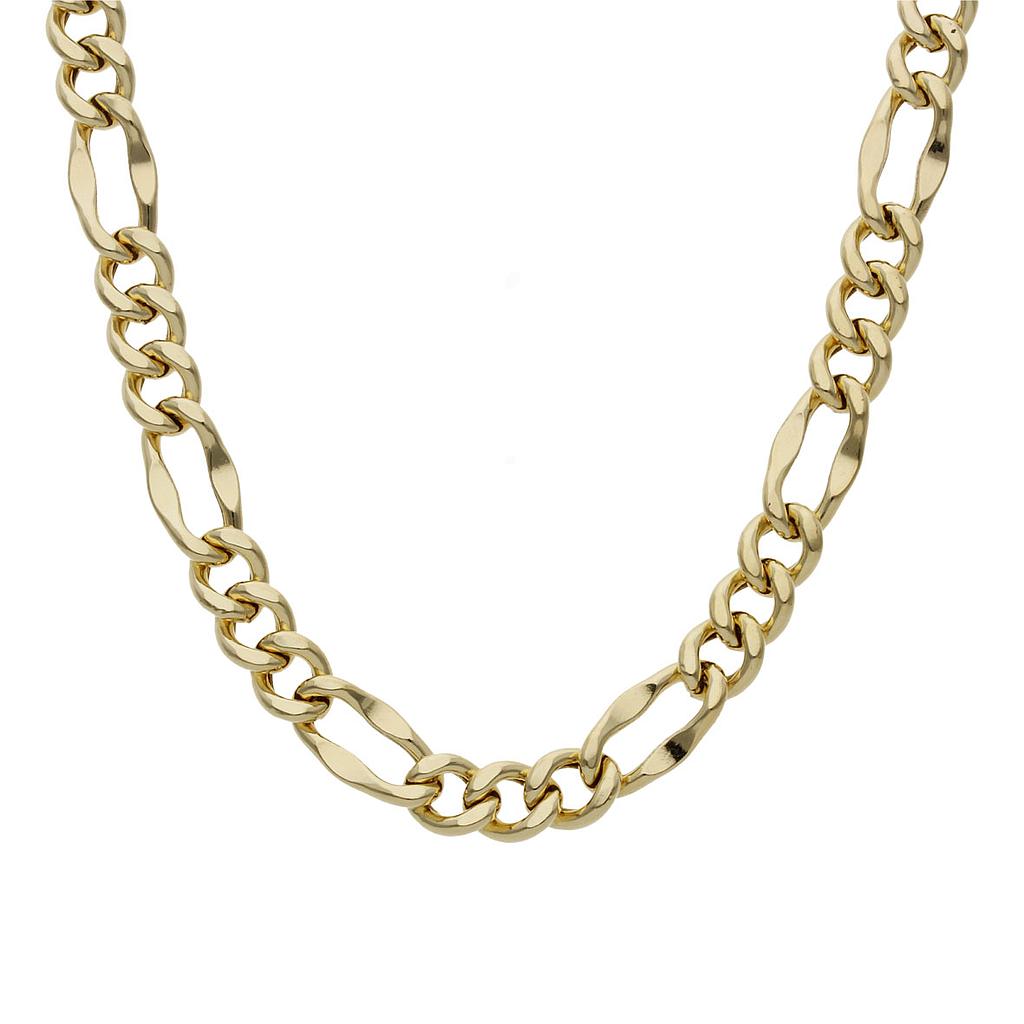 COLLAR ORO 18KL 3x1 HUECO - 5.50MM - Longitud - Peso: 50cm-14.00 gr 