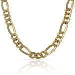 COLLAR ORO 18KL 3x1 HUECO - 7MM - Longitud - Peso: 50cm-17.00 gr 