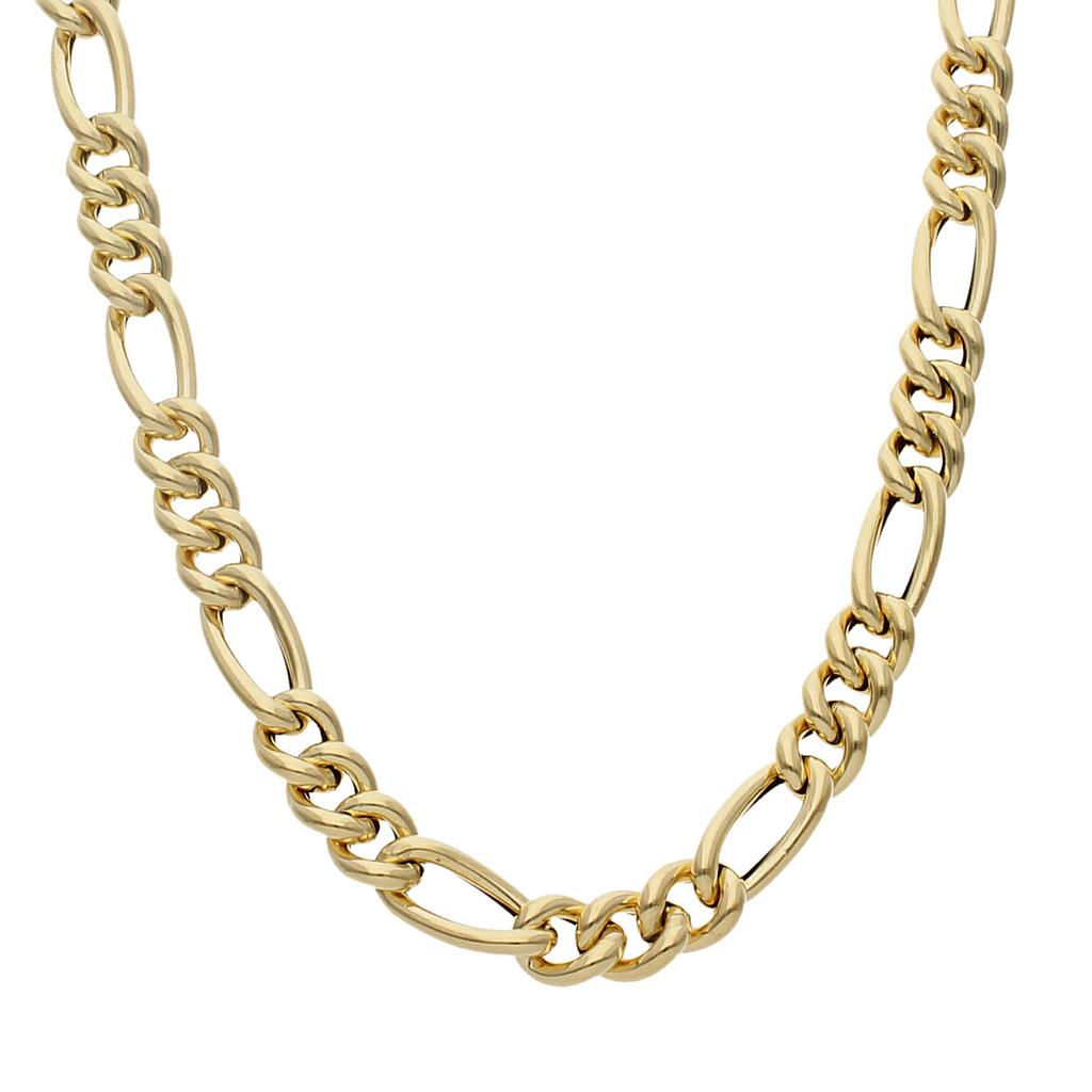 COLLAR ORO 18KL 3x1 HUECO - 9MM - Longitud - Peso: 50cm-15.10 gr 