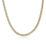 COLLAR ORO 18KL BARBADO HUECO - 3MM - Longitud - Peso: 50cm-5.05 gr 
