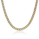 COLLAR ORO 18KL BARBADO HUECO - 4MM - Longitud - Peso: 60cm-9.90 gr 