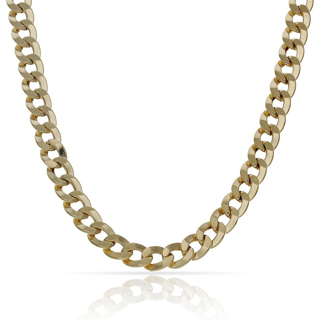 COLLAR ORO 18KL BARBADO HUECO - 5.50MM - Longitud - Peso: 50cm-14.60 gr 