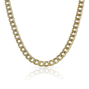 COLLAR ORO 18KL BARBADO HUECO - 5MM - Longitud - Peso: 60cm-13.85 gr 