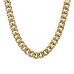 COLLAR ORO 18KL BARBADO HUECO - 6MM - Longitud - Peso: 50cm-9.35 gr 
